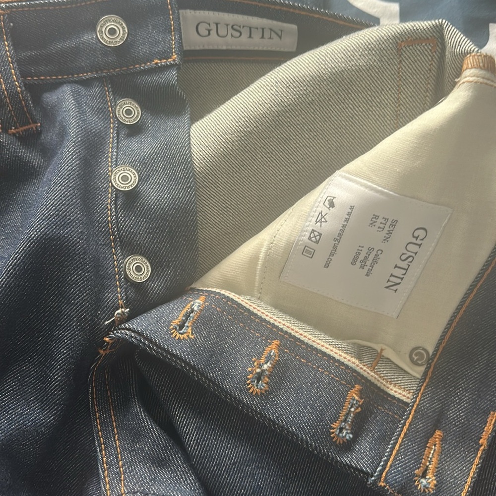 NWOT Gustin 1968 Straight Jeans Classic Style size 31 - Picture 9 of 12